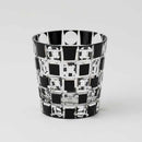 [GLASS] KUROCO TAMA CHECKERED MINI OLD | EDO CUT GLASS