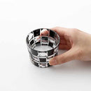 [GLASS] KUROCO TAMA CHECKERED GUINOMI | EDO CUT GLASS