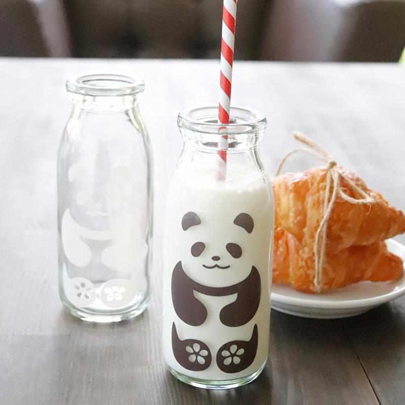 [GLASS] MILK SMILE MAGIC (PANDA & PENGUIN) 2 PIECES | MARUMO TAKAGI