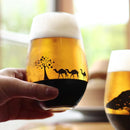 [GLASS] SUNSET IN SAVANNAH CAMEL | SHUN JAPAN | MARUMO TAKAGI