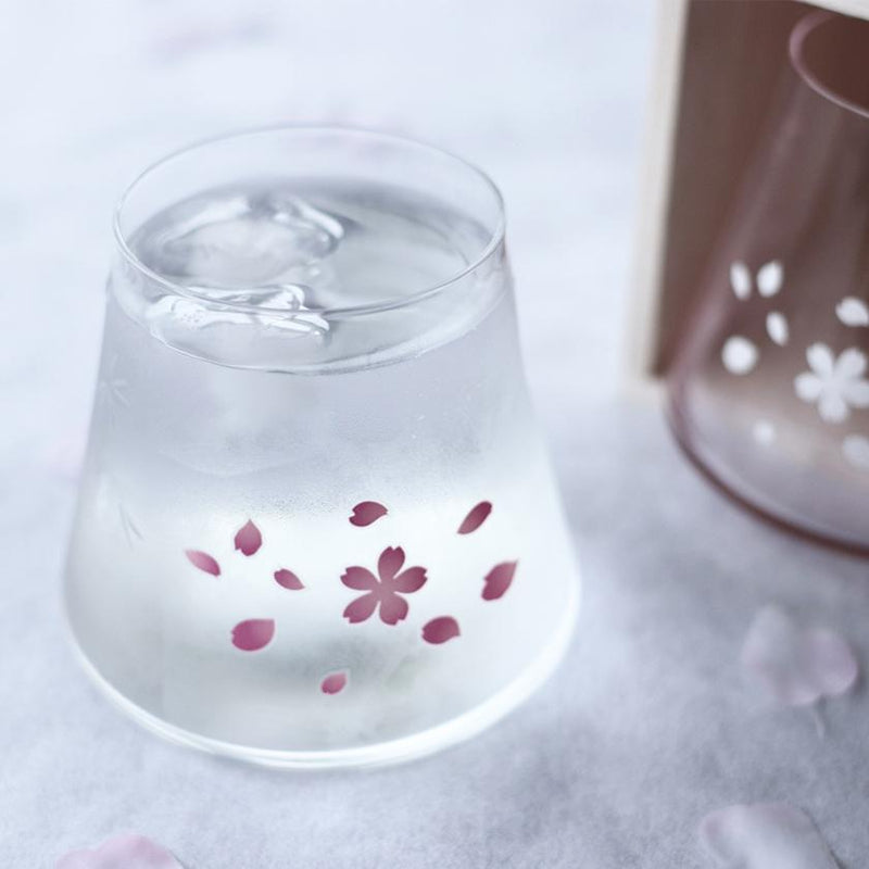 [유리] 벚꽃 & 후지산 (1 개) 맑은 | 색상 및 디자인 변경 | 미노 워케스