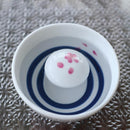 [Sake Cup] Cherry Blossoms & Mt Fuji (1 ชิ้น) ทำให้เกิด Sakazuki | การเปลี่ยนแปลงสีและการออกแบบ Mino Wares | Marumo Takagi