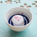 [Sake Cup] Cherry Blossoms & Mt Fuji (1 ชิ้น) ทำให้เกิด Sakazuki | การเปลี่ยนแปลงสีและการออกแบบ Mino Wares | Marumo Takagi