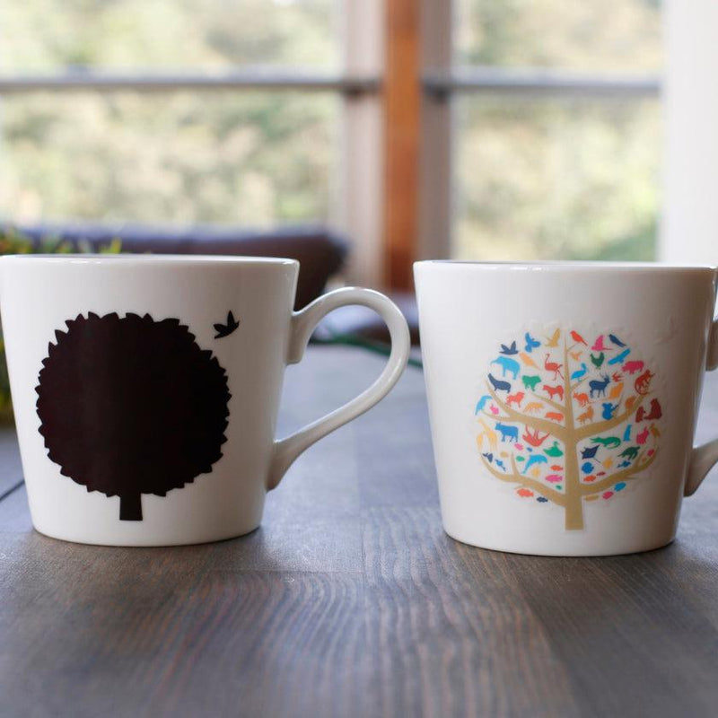 [แก้ว (ถ้วย)] Forest Life Mug Cup | การเปลี่ยนแปลงสีและการออกแบบ Mino Wares