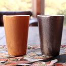 [MUG (CUP)] PAIR OF FREE CUPS | LACQUERED EGG CERAMIC | MINO WARES | MARUMO TAKAGI