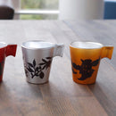 [머그 (컵)] 식물 (실버) 컵 및 접시 | 색상 및 디자인 변경 | 미노 상품