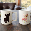 [แก้ว (ถ้วย)] Chihuahua Mug Cup | การเปลี่ยนแปลงสีและการออกแบบ Mino Wares | Marumo Takagi