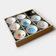 [SAKE CUP] 9 PIECES SET SHUN JAPAN JAPANESE TRADITION MAGIC | MINO WARES | MARUMO TAKAGI