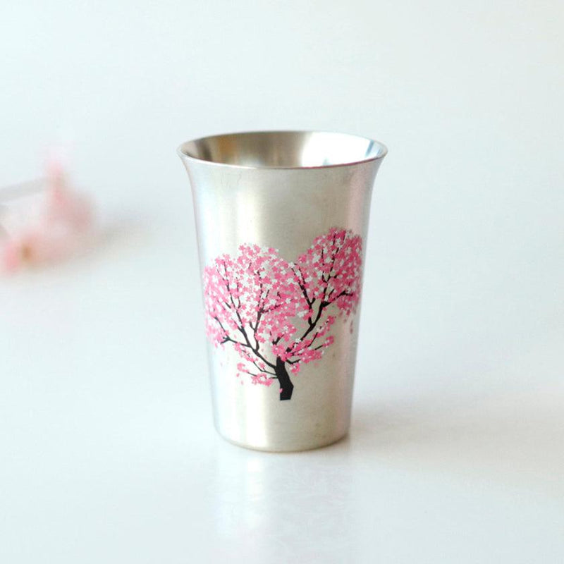 [玻璃杯]櫻花魔術（銅罐）|顏色與設計變更| |馬魯莫·高吉（Marumo Takagi）