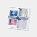 [SAKE BOTTLE & CUP SET] MT. FUJI (BLUE & RED) | MARUMO TAKAGI