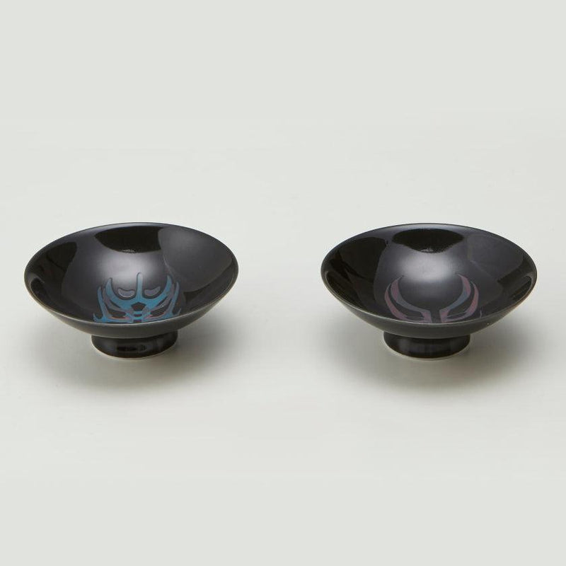 [清酒杯] Kabuki（黑色）|顏色與設計變更| Mino Wares |馬魯莫·高吉（Marumo Takagi）