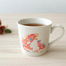 [MUG (CUP)] CATS STARING AT EACH OTHER (WHITE) | COLOR & DESIGN CHANGE | MINO WARES | MARUMO TAKAGI