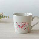 [MUG (CUP)] CAT HOLDING KITTEN IN MOUTH (WHITE) | COLOR & DESIGN CHANGE | MINO WARES | MARUMO TAKAGI