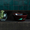 [ชาม] Cat 13 cm Luminous Bowl (สีน้ำตาล) | Mino Wares | Marumo Takagi