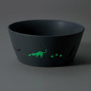 [ชาม] Cat 13 ซม. ชามส่องสว่าง (สีเทาอ่อนด้าน) | Mino Wares | Marumo Takagi