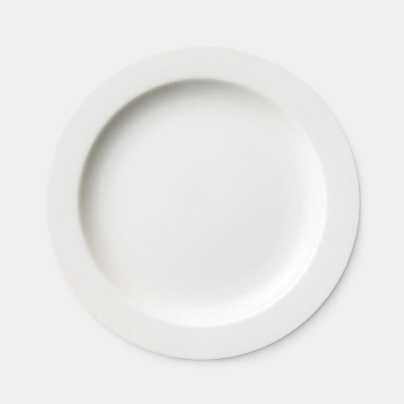 [จาน] 24 ซม. รอบจาน (สีขาว) | Mino Wares | Marumo Takagi