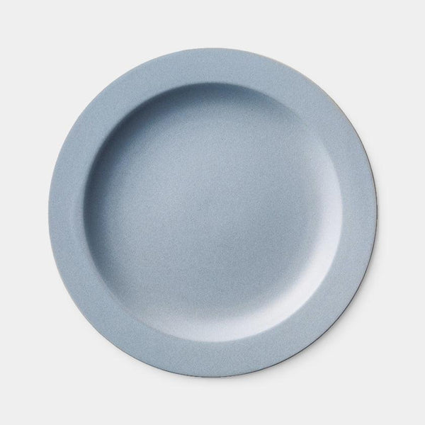 [菜] 24厘米圓盤（啞光淺灰色）| Mino Wares |馬魯莫·高吉（Marumo Takagi）