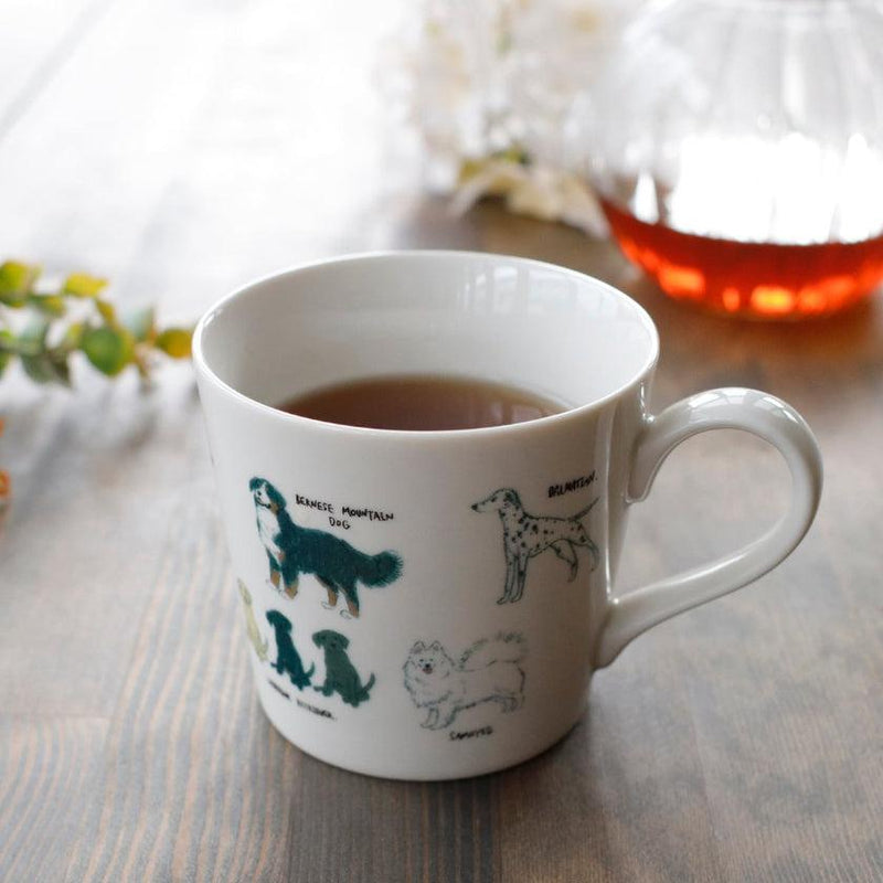 [MUG (CUP)] RELAXED DOGS (3) DALMATIANS, ETC. | MINO WARES | MARUMO TAKAGI