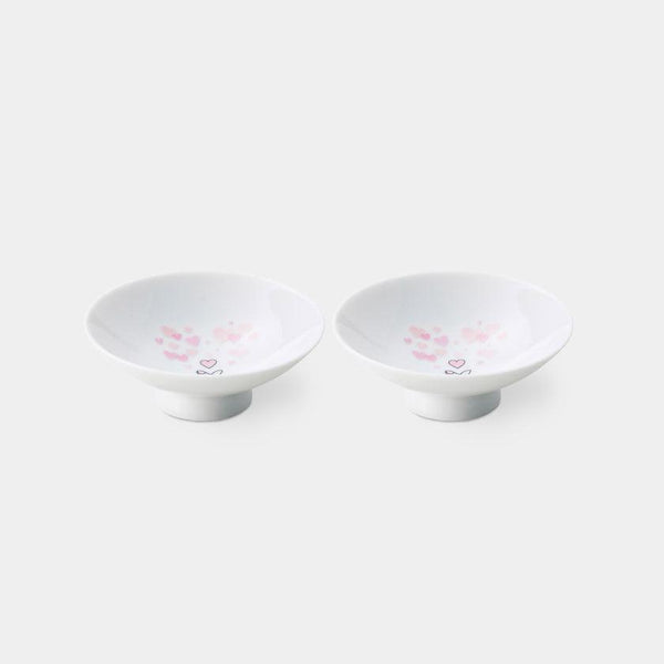 [Sake Cup] Kyun 하트 페어 세트 | 색상 및 디자인 변경 | 미노 상품 | 마루모 타카기