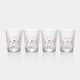 [SHOT GLASS] KYUN HEART SET OF 4 | COLOR & DESIGN CHANGE | MARUMO TAKAGI