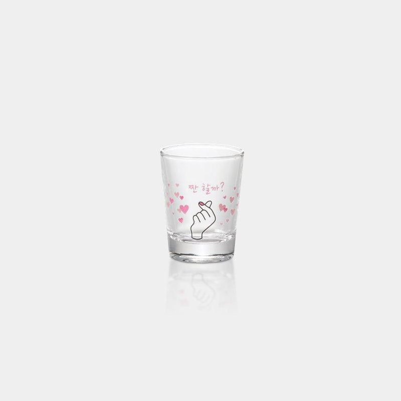 [SHOT GLASS] KYUN HEART SET OF 4 | COLOR & DESIGN CHANGE | MARUMO TAKAGI