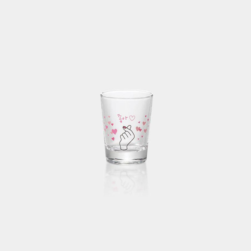 [SHOT GLASS] KYUN HEART SET OF 4 | COLOR & DESIGN CHANGE | MARUMO TAKAGI