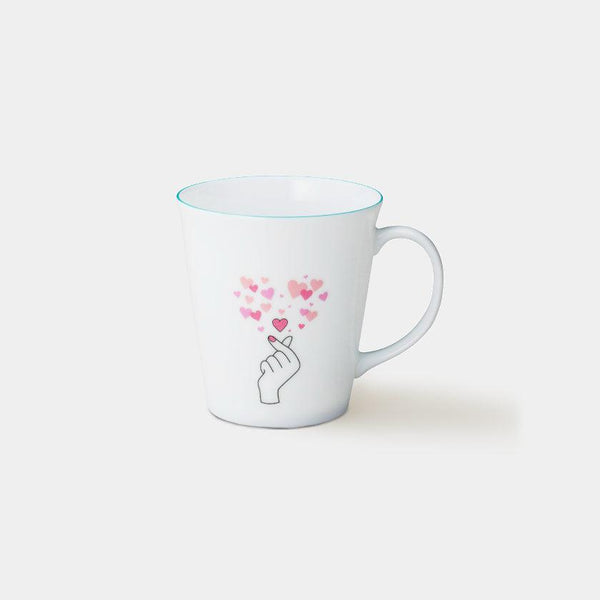 [Mug (컵)] Mug to Kyun Heart Blue | 색상 및 디자인 변경 | 미노 상품 | 마루모 타카기