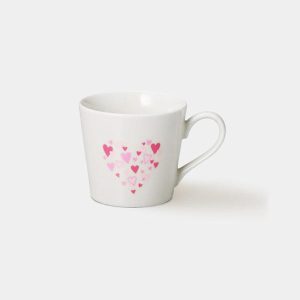[杯子（杯）]用心臟包裹（白色）|顏色與設計變更| Mino Wares |馬魯莫·高吉（Marumo Takagi）