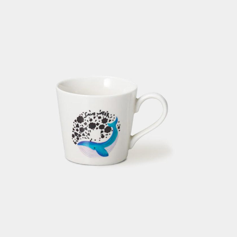 [MUG (CUP)] BLUE WHALE | COLOR & DESIGN CHANGE | MINO WARES | MARUMO TAKAGI