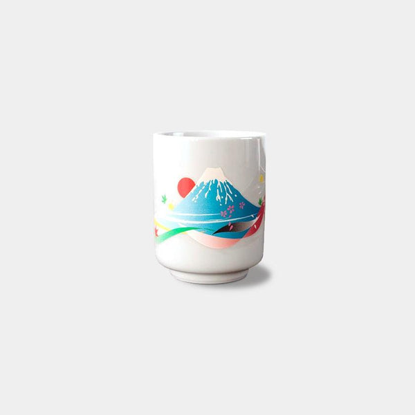 [茶杯]山。富士|顏色與設計變更| Mino Wares |馬魯莫·高吉（Marumo Takagi）