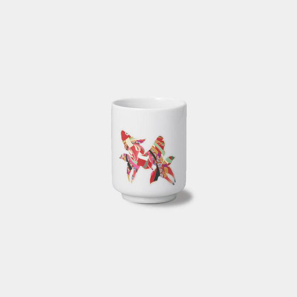 [茶杯]金魚|顏色與設計變更| Mino Wares |馬魯莫·高吉（Marumo Takagi）