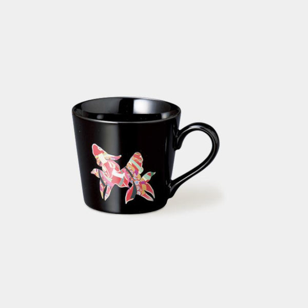 [杯子（杯）]金魚（黑色）|顏色與設計變更| Mino Wares |馬魯莫·高吉（Marumo Takagi）