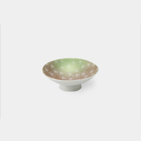 [Sake Cup] 녹색 광택 자두 | 미노 상품 | 마루모 타카기