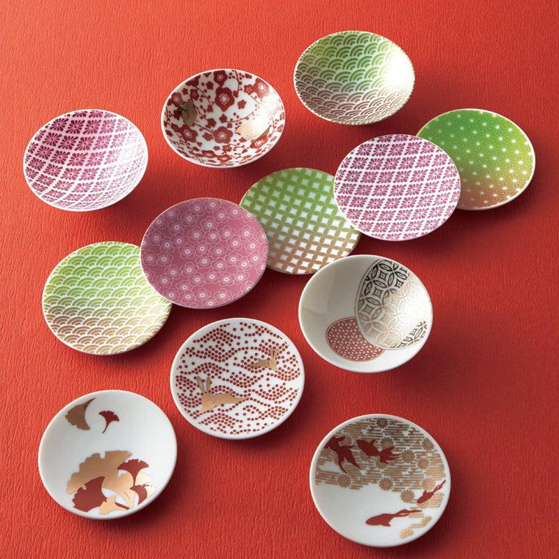 [작은 접시 (플레이트)] 핑크 광택 자두 | 미노 상품 | 마루모 타카기