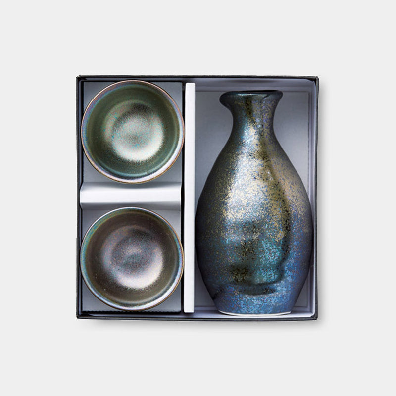 [Sake Bottle & Cup 세트] 자비로운 눈 (3 조각) | 미노 상품 | 마루모 타카기