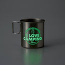[MUG (CUP)] SHINY LOGO (I LOVE CAMPING)  STAINLESS | MARUMO TAKAGI