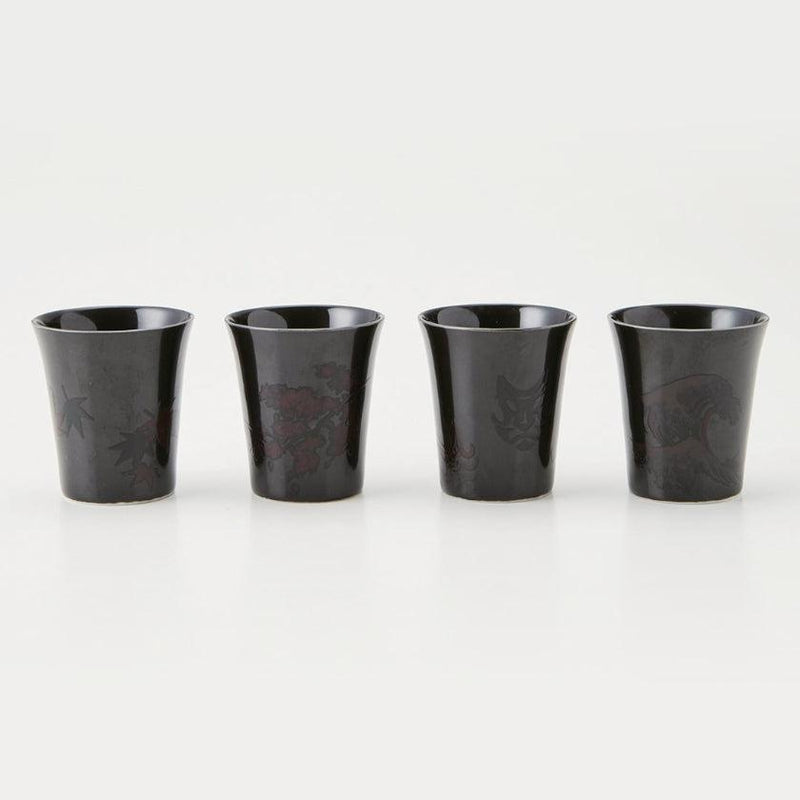 [Cup] Black (S) | การเปลี่ยนแปลงสีและการออกแบบ Mino Wares | Marumo Takagi