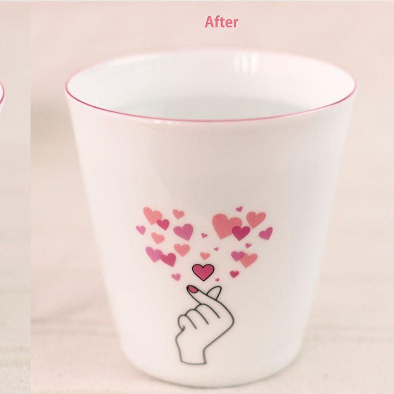 [무료 컵] 색상 및 디자인 변화 심장 (1 조각) | 일본 슌 | 미노 워케스