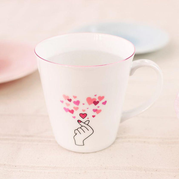 [Mug (Cup)] COLOR & DESIGN CHANGE HEART (1 PIECE) | MINO WARES | MARUMO TAKAGI