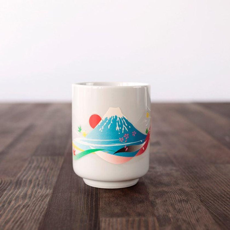 [茶杯]顏色與設計變化MT。富士（B，1件）|順日本| MINO WARES.