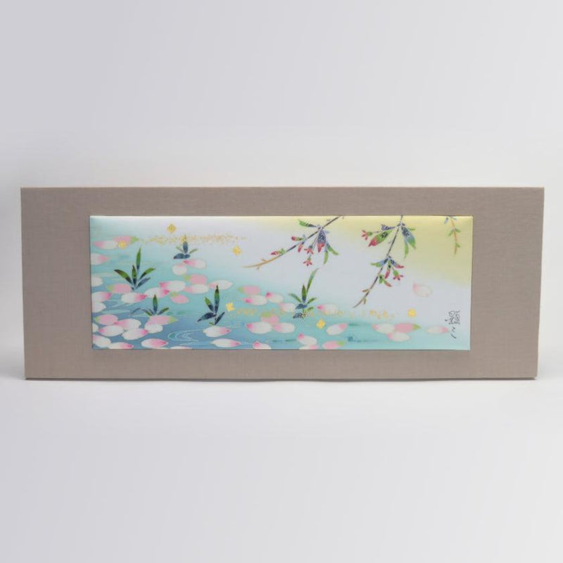 [藝術面板]花筏| Kaga Yuzen | Kenzo Makino