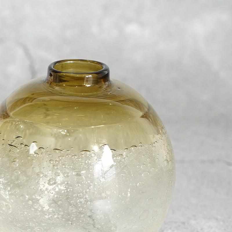 [花瓶] Ichirinzashi黃色|吹玻璃