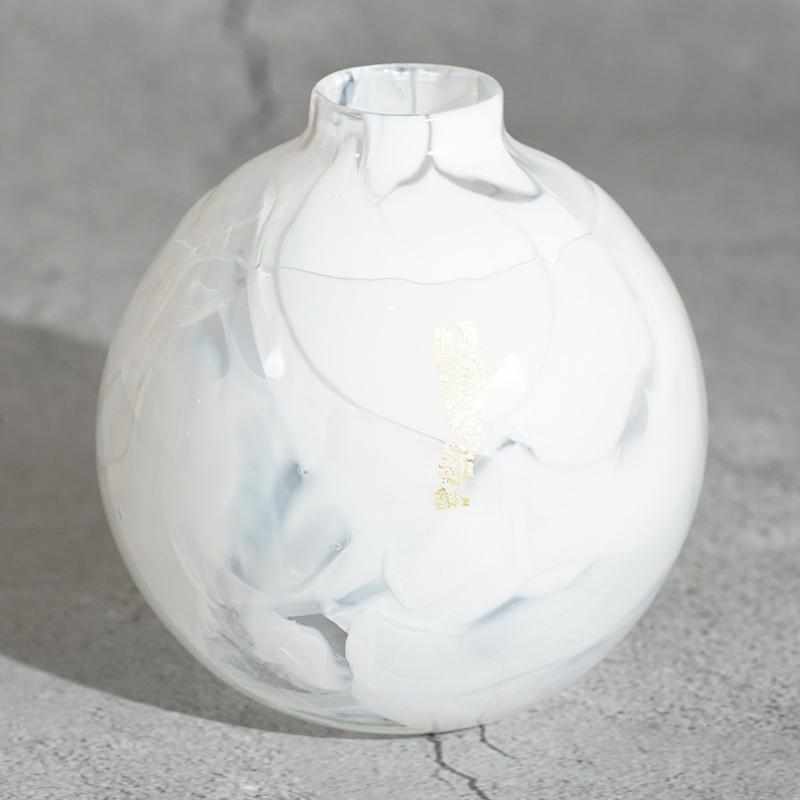 [花瓶] cocochi白色|吹玻璃