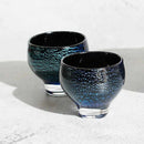 [SAKE BOTTLE & CUP SET] 3PIECES SAI BLUE | GLASS STUDIO IZUMO | BLOWN GLASS (2 weeks production after order)