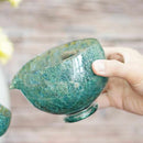 [清酒瓶和杯子套裝] 3件utage藍色| Glass Studio Izumo |吹玻璃（訂購後2週生產）