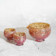 [SAKE BOTTLE & CUP SET] 3PIECES UTAGE PINK | GLASS STUDIO IZUMO | BLOWN GLASS (2 weeks production after order)