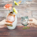 [BEER GLASS SET] 2 PIECES IZUMO | GLASS STUDIO IZUMO | BLOWN GLASS (2 weeks production after order)