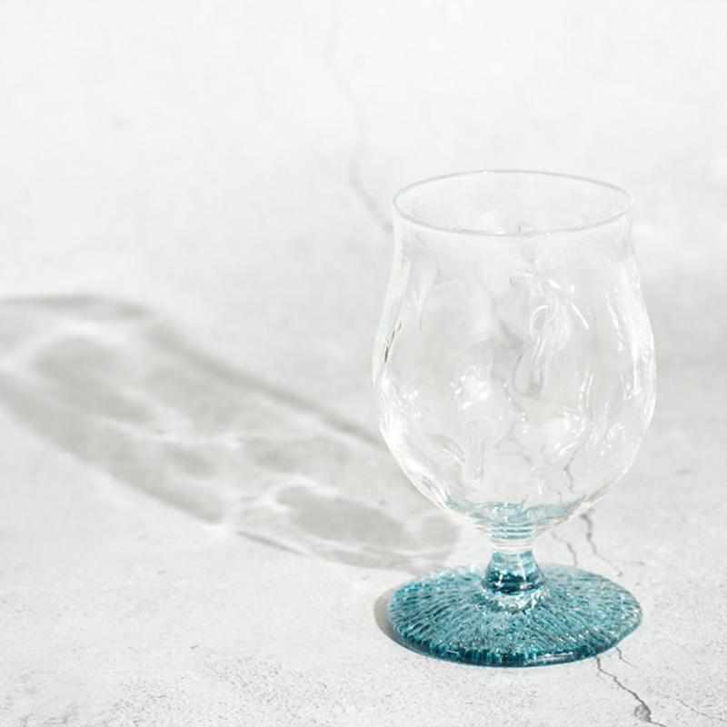 [BEER GLASS] IZUMO BLUE | BLOWN GLASS