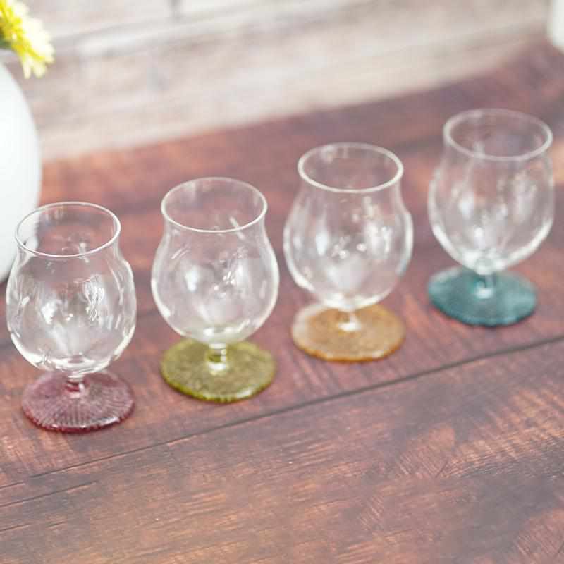 [BEER GLASS SET] IZUMO 4 PIECES | GLASS STUDIO IZUMO | BLOWN GLASS (2 weeks production after order)