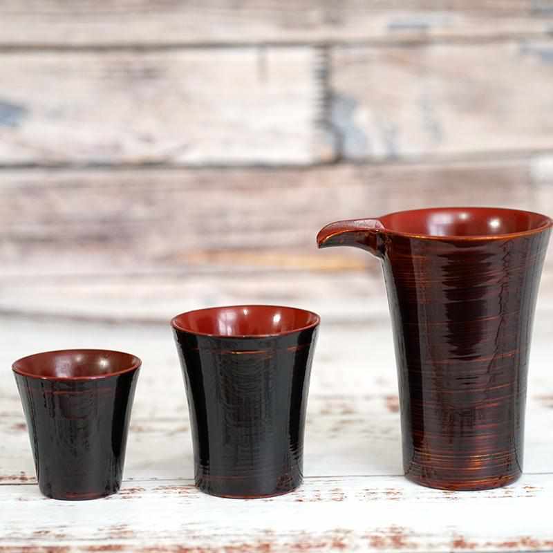 [Sake Cup] Sensuji Guinomi (S) Uchi-Black | Yakumo Lacquerware [สั่งซื้อล่วงหน้า: มีกำหนดจะมาถึงในต้นเดือนตุลาคม]